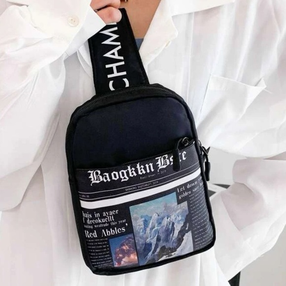 Shein Letter graphic sling bag - Picture 2 of 7